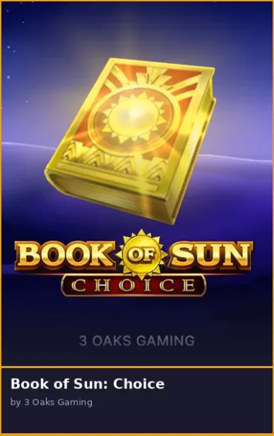 Book of Sun  Choice