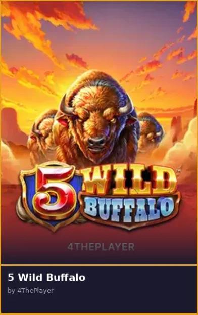 5 Wild Buffalo