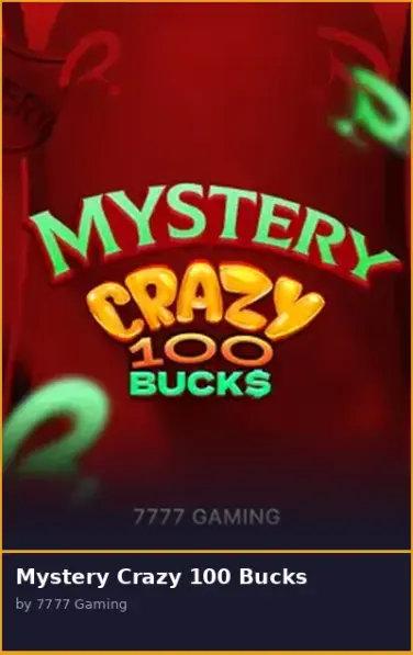 Mystery Crazy 100 Bucks