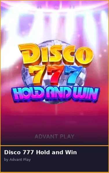 Disco 777 Hold and Win