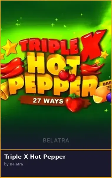 Triple X Hot Pepper