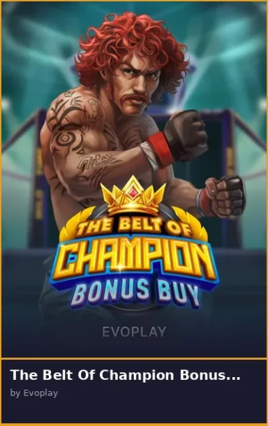 The Belt Of Champion Bonus Buy