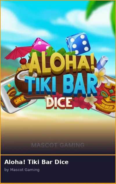 Aloha  Tiki Bar Dice