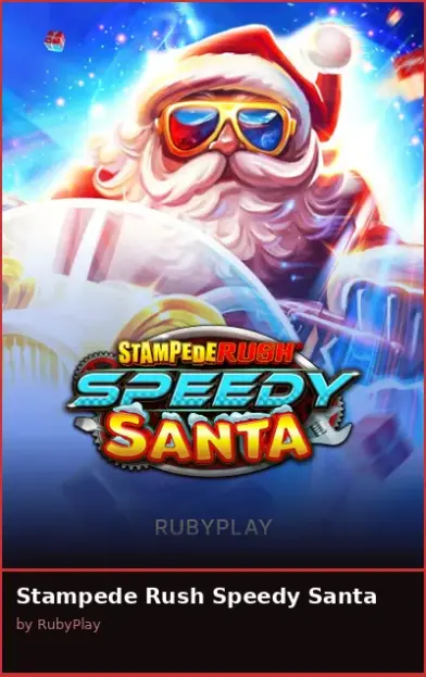 Stampede Rush Speedy Santa