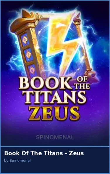 Book Of The Titans - Zeus