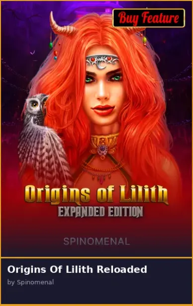 Origins Of Lilith Reloaded