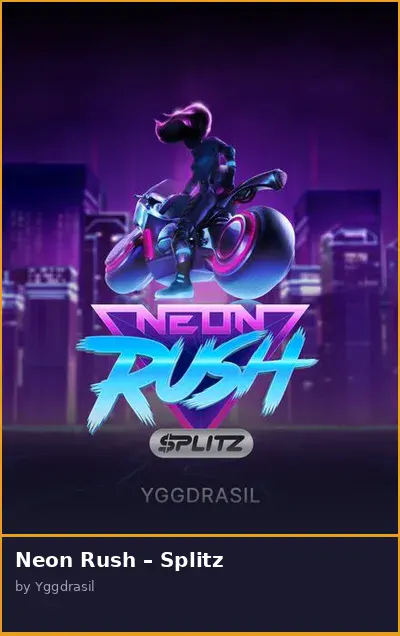 Neon Rush   Splitz